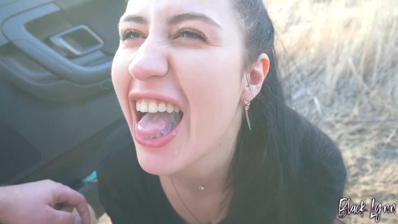 Black Lynn Swallows Outside Of Car